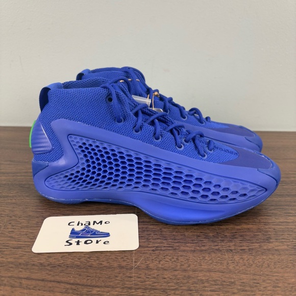 Adidas Anthony Edwards AE1 Velocity Blue Basketball Shoes IF1876 Kids Sz 5